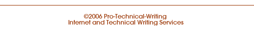 footer for technical writing page